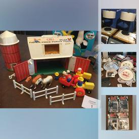 MaxSold Auction: This online auction features McDonalds toys, Fisher Price farm toy, vintage Maytag wringer Washer, camping gear, Radio Flyer tricycle, Norman Rockwell collectors plates, Children’s toys including Thomas the tank engine, Littlest Pet Shop, My Little Pony, and much more!