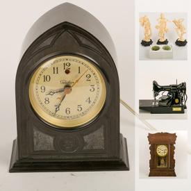 MaxSold Auction: This online auction features Antique Austrian Hand Painted Vase, Vintage Telechron Clock, Vintage Portable Singer Machine, Vintage Razor, Vintage Clock, Vintage BEATLES Magazines, Hockey Card and much more!