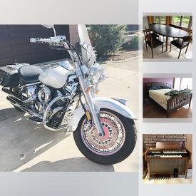 MaxSold Auction: This online auction features 2003 Yamaha V Star 1100 Super Custom motorcycle, Samsung 80 inch TV, Samsung Surround Sound system, Nintendo Wii, hammock, Elliptical, Farfisa Organ, Danby fridge, Samsung 48 inch TV, and much more!