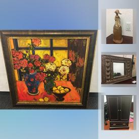 MaxSold Auction: This online auction features fashion such as Stainless Steel men's watches, and shoes, electronics such as credit card processor, and drawing tablet, decor such as statues, hanging art, framed mirrors, and signed framed paintings, home appliances such as Black & Decker water cooler, and much more!