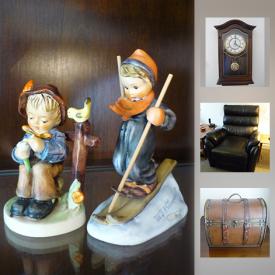 MaxSold Auction: This online auction features a vintage cuckoo clock, antique desk calendar, Hudson’s Bay blanket, vintage teak side tables, Royal Doulton Figurines, Antique stereoviewer with slides, vintage Imari plate, flasks, limited edition signed and numbered prints, and much more!