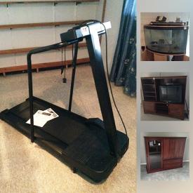 MaxSold Auction: This online auction features Treadmill, Aquarium and Entertainment Unit and much more!
