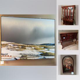 MaxSold Auction: This online auction features Watercolour By Iqaluit, Mahogany Furniture, Maple Furniture, Folk Art by Mary Beth Baxter, Antique Map of Canada and Nova Scotia and much more!!