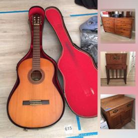 MaxSold Auction: This online auction features a Lalique crystal vase, china, massage table, furniture such as a Pennsylvania Dutch desk, craftomatic bed, media stand, antique dry sink, coffee table, desk, sleeper sofa, china cabinet and more, acoustic guitars, cookbooks, servingware, Lladro, Asian tea set, Royal Tuscan teacups and saucers, china, painting, small kitchen appliances, kitchenware, utensils, printer, dog art, horse art, mirror, pots, patio furniture, ladder, dolly, hand tools, weights and much more!