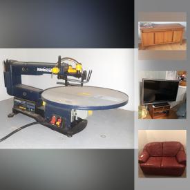 MaxSold Auction: This online auction features Mid Century Modern Furniture, Sklar-Peppler Sofa, Vintage Pyrex, Calvin Klein New Zealand Wool Area Rug, Royal Doulton Toby Mugs, Sony TVs, Epson Artisan 730 Printer, Indigenous Prints, Pottery, B&D Work Wheel, WetDry Vac, Jobmate Drill Press, Radial Arm Saw, Chest Freezer, Weber BBQ, and much more!