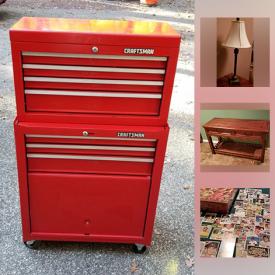 MaxSold Auction: This online auction features Precious Moments, Collector Plates, Ladders, vinyl storage shed, Artwork of Clown, 50" Samsung TV, NY Yankee pennants, Vintage paper money, woman's Huffy bike, Asian Art and much more!