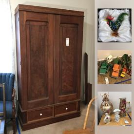 MaxSold Auction: This online auction features artworks, furniture, appliances, electronics, decors, collectibles, vintage items, garage tools, camping and fishing tools, craft tools and much more.