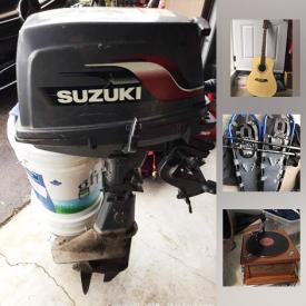 MaxSold Auction: This online auction features Vancouver Canucks Markus Naslund Hockey Jersey, Toronto Blue Jays Baseball Jersey Wells, Barbies, Acoustic Guitar By Jasmine, Hyper Kids Bike Looks Like Motorcycle, Suzuki Outboard MotorDT6, Kitchen Aid Classic Plus Mixing Bowl, Shelley England Begonia Fine Bone China, Coca-Cola tins and much more!