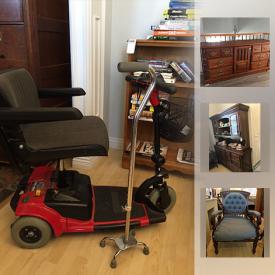 MaxSold Auction: This online auction features Mobility Scooter, New Hydration Backpack, Bridgestone Tires, Vintage Oak Filing Cabinet, Dehydrator, Vintage Single Bed, HP Printer and much more!