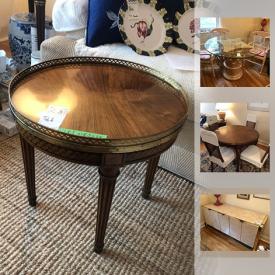 MaxSold Auction: This online auction features collectibles such as Limoges, silver plated items, and Royal Doulton, furniture such as maple and mahogany chairs, Yves Delorme table, and walnut dining table, Kobo ereader, framed prints, women’s coats and more!