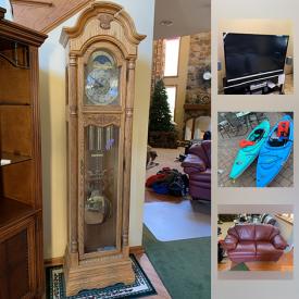 MaxSold Auction: This online auction features Rocker, Wash Stand, Roof Rack Storage, Love Seat, Nikon D40 Camera, Panasonic Palmcorder IQ camcorder, Hype IFX virtual reality headset, 61 inch Samsung Television, Surround Sound, Receiver, Howard Miller Grandfather Clock and much more!