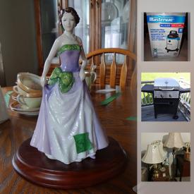 MaxSold Auction: This online auction features Demi Lune Table, Kenmore Sewing Machine, Humidifier, Shop-Vac, RV Toilet, Royal Doulton Figurine, Uniflame BBQ, Royal Albert China, Air Bed and much more!!