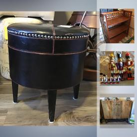 MaxSold Auction: This online auction features rugs, furniture such as bookshelves, ottomans, bookcases, cabinets and more, art, wreaths, seasonal decor, wall mirror, stemware, kitchenware, kaleidoscopes, fall decor, sheep collectibles, nutcrackers, cat art, curtains and more!