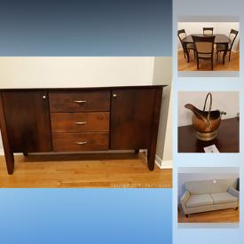 MaxSold Auction: This online auction features Jade Wedgewood, Crystal vases, Ballroom Dance Shoes, Cooper Bros. Furniture, Serrano Art, Folding Camp Chairs, Ikea Shoe Cabinet, Murray Feiss Wall Light Fixture NIB and much more!