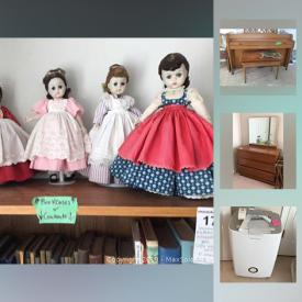 MaxSold Auction: This online auction features Acrosonic Spinet Piano, Telescope, Cameras, Madame Alexander Dolls, Wood and iron Bistro Table, Small Kitchen Appliances, Dehumidifiers, Board Games, Area Rugs, Dell Tower Computer Android tablet, Electric Pressure Washer, Shop-Vac, Tools and much more!