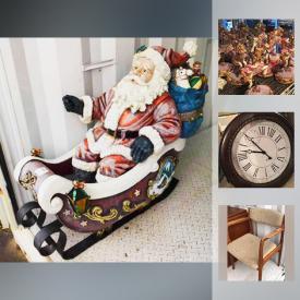 MaxSold Auction: This online auction features collectibles such as Spode and Waterford crystal, wooden desk with chair, Staples shredder, HP printer, women’s clothes such as blouses, jackets, and dresses, Christmas decor, glassware, table lamps, books, luggage, pet items, CDs, DVDs, linens, home decor and more!