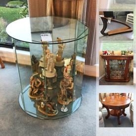 MaxSold Auction: This online auction features Wood Harp, Dulcimer, Royal Albert Dogwood China, Sofa, Side Tables Chest Freezer, Dremel, Tools, Bird Feeders, Bosson Heads, Garden Decor, Cast Iron Stove, Curling Stone and much more