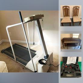 MaxSold Auction: This online auction features TV's, Shark Swifter NIB, Kirby Vacuum, Health Mate Treadmill, Ab Lounge Chair, Freezer, Refrigerator, Craftsman Drill, Atari Gaming System and much more!!