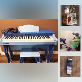 MaxSold Auction: This online auction features Schoenhut Piano, Shelving Units, Fisher Price Bike Smart Cycle, Plasma Car, Princess Duplo and much more!