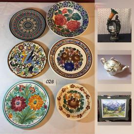 MaxSold Auction: This online auction features glassware such as cranberry glass and lusterware glass, china such as Limoges, silverplate such as goblets and tray, sports cards such as Gretzky and Oats, decor such as brass door knobs, rugs, and linens and much more!