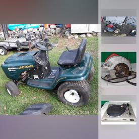 MaxSold Auction: This online auction features Vintage Toys, 6-volt Ride-on Barbie Car, Board Games, Fishing Tackle, Sports Equipment, Power Tools, Lawn Mowers, Yard Tools, Framed Art, Collectors Plates, BBQ Grill, Humidifier, Storage Containers, Stereo Equipment, Men's Clothes and Shoes and much more!