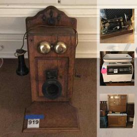 MaxSold Auction: This online auction features furniture, clothing, vintage items, Coin Operated Dispenser, Dog Kennel And Pet Bag, Wood Cabinet, Fire Extinguisher and much more.