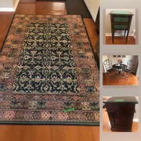 MaxSold Auction: This online auction features Office Accessories, Cutting mat, basket, pattern board, mid-century sewing caddy, Kids Cannonball Bed, Noritake China set,Electric convection turbo cooker and much more.