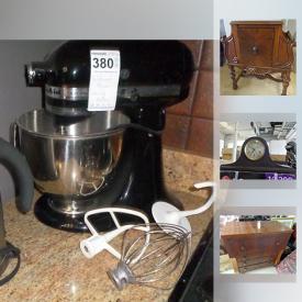 MaxSold Auction: This online auction features Butlers Chest, Hand Loomed Area Rugs, Portable Air Conditioner, Toby Jugs, Model Ships, Blue And White China, Wooden Masks, Antique Irons, Oil Paintings, Tea Pots And Tea Cups, Cranberry Glass, Air Nail Guns, Bowflex, Stanley Wet Dry Vacuum, KitchenAid Standing Mixer and much more!!