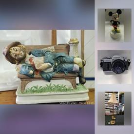 MaxSold Auction: This online auction features Oil Lamps, X-men Cartoon Cells, Small Kitchen Appliances, Folding Tools, Cameras & Lens, Costume Jewelry, Sports Trading Cards, Souvenir Plates, Royal Copenhagen Plates, Magic Cards and much more!