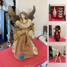 MaxSold Auction: This online auction features Christmas Decor including Dishes, Lights, Ornaments, Tea Light Holders, Light-Up Santa, Gold Mesh Sleigh And Reindeer, Nativity Sets, Rolls of Mesh Ribbon, Ceramic Village Light-up Houses, Yard Art and much more!!