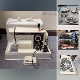 MaxSold Auction: This online auction features books, digital audio speakers, map of Phoenix, Phillips security cameras, Pop funko figures, china, sewing machine, globes, coins, watercolor and more!