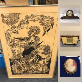 MaxSold Auction: This online auction features Toller Cranston Lithograph, LP Records, Cameo Brooch, Sterling Turquoise Ring, Swarovski Crystal Brooch Pin, Figurine Disney Cinderella, Decanter Castle Set, Corning Bowls, Piano Tubes, Meat Grinders, Collectors Plate and much more!!