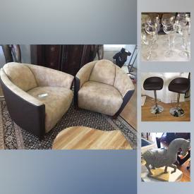 MaxSold Auction: This online auction features leather furniture, small kitchen appliances such as an Instant Pot, Nuwave and more, Italian statues, linens, shoe rack, television cabinet, christmas decor, Shark vacuum, king-sized bed, Yamaha speakers, Mr. Freeze ice maker, frames and prints, Lenox, Mikasa and more!