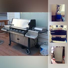 MaxSold Auction: This auction features Vinyl Records, Great Outdoors Smoker, Techron Power Amp, Sony LaserDisc Player, Robertson Power Amplifier, Weber Outdoor Gas Grill , Pete's Dragon Lunchbox, Task Force Pressure Washer, McLane Edger, Evans Drum Kit, Freezer, and much more!