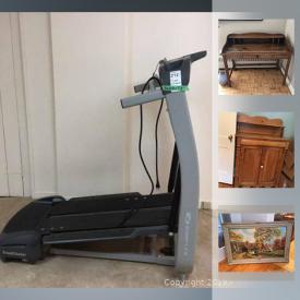 MaxSold Auction: This online auction features Armchairs, Singer Sewing Machine, Framed Prints, Golf Clubs And Bag, Plastic Storage Bins, Goebel Figurines, Vintage Wood Trunk, Royal Albert China, Wood Bench Seat, Window Air Conditioner, Epson Printer, Teak Finish Bookcase, Exercise Equipment, Antique Cabinet's, Royal Doulton Plates and much more!