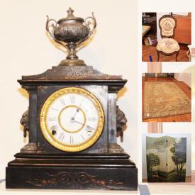 MaxSold Auction: This online auction features Bookcases, Marble top dry sink, Chair, Painting, Tapestry, Wall Hanging and much more!