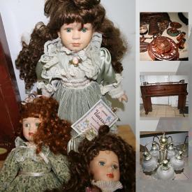 MaxSold Auction: This online auction features Christmas Decor, Skateboards, Antique Wood Fireplace Mantel, Brass Chandeliers, Porcelain Dolls, copper and brass type nick knacks and much more!