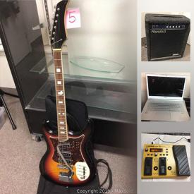 MaxSold Auction: This online auction features Comics, Laptop, Electric Guitars, Amplifiers, Fender Jazz Bass, Roland Synthesizer, Bass Synthesizer, Nerf Guns, New And Used Tools, Vintage Nintendo Games, Microphone Cables, Alesis Multimix and much more!