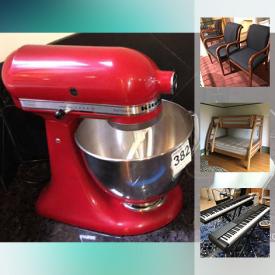 MaxSold Auction: This online auction features artworks, furniture, decors, collectibles, ODEAN Outdoor Grill, kitchen items, Electronic Drum Kit, Youth Golf Sets, Bowling, Boxing, Cycling, tools, garage items and much more.