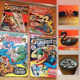 MaxSold Auction: This online auction features NIP Hotwheels, Magnetic Poetry Box, Tonka Vintage Dump Truck, Vintage Weird Tales Magazines, New Blue Jays Apparel, Celtic Ceramic Pendant, Wade Tea Figurines, Thomas The Train Set, Uncirculated Canadian Currency, Pocket Knives, Pyrex, Vintage Shoe Skis, Glass Art Bowl and much more!