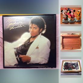 MaxSold Auction: This online auction features Michael Jackson Thriller Album, Furbies, Hockey Cards, Elvis Collector Cards, McDonald's Collectibles, Barbies, Sports Cards and much more!