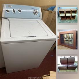 MaxSold Auction: This online auction features furniture such as Belvedere leatherette chairs, salon fixtures and furniture such as a wall mirror and shelf, powered beauty cabinet, wall cabinets, powered work station, point of sale cabinet, hair washing chair and office chair, swivel chairs, washing machine and dryer, laminate table top and much more!