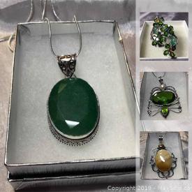 MaxSold Auction: This online auction features gemstone jewelry such as ruby, topaz, white sapphire, amethyst, tourmaline, peridot, pearl, emerald, aquamarine, and much more!