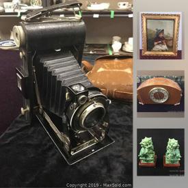 MaxSold Auction: This online auction features artworks, vintage and antique items, Gold Jewelry, decors, figurine, collectibles, Vinyl Records, clothing and much more.