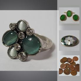 MaxSold Auction: This online auction features Jewelry such as an Ammolite and Sterling pendant and ring. Limited edition Art. Books. Coins and much more!