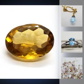 MaxSold Auction: This online auction features Gemstone and Gemstone Jewelry such as Citrines, blue Topaz, Sapphires and Rubies, Canadian Ammolite, Tourmalines, Opals, Garnets and Emeralds, Aquamarine and Peridot and more!