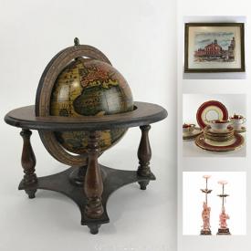 MaxSold Auction: This online auction features Chandelier, Antique Prescott Victorian Pump Organ, Joseph Kaplan Signed Abstract Composition, Aynsley "Windsor" English Bone China, RCA Indoor HDTV Antenna and much more!