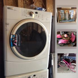 MaxSold Auction: This online auction features Willow Tree Figurines, Toshiba 35 flat screen, Dresser, vacuum, chest and much more!