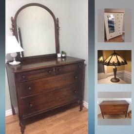 MaxSold Auction: This online auction features Weber BBQ, Teak Dresser, 6 Foot Tall Slide Rule, Antique Desk, Decorative Birdcage, Brother Printer, Antique Mirror, Cedar Lined Wood Trunk, Antique China Set, Prints In Frames, Antique 3 Quarter Bed and much more!