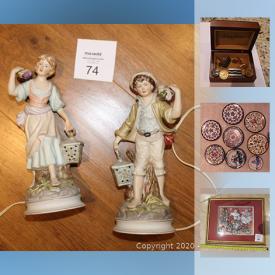 MaxSold Auction: This online auction features jewelry, Hummels, LLadro, teacups, vintage German cookie press, small wall plaques and much more!